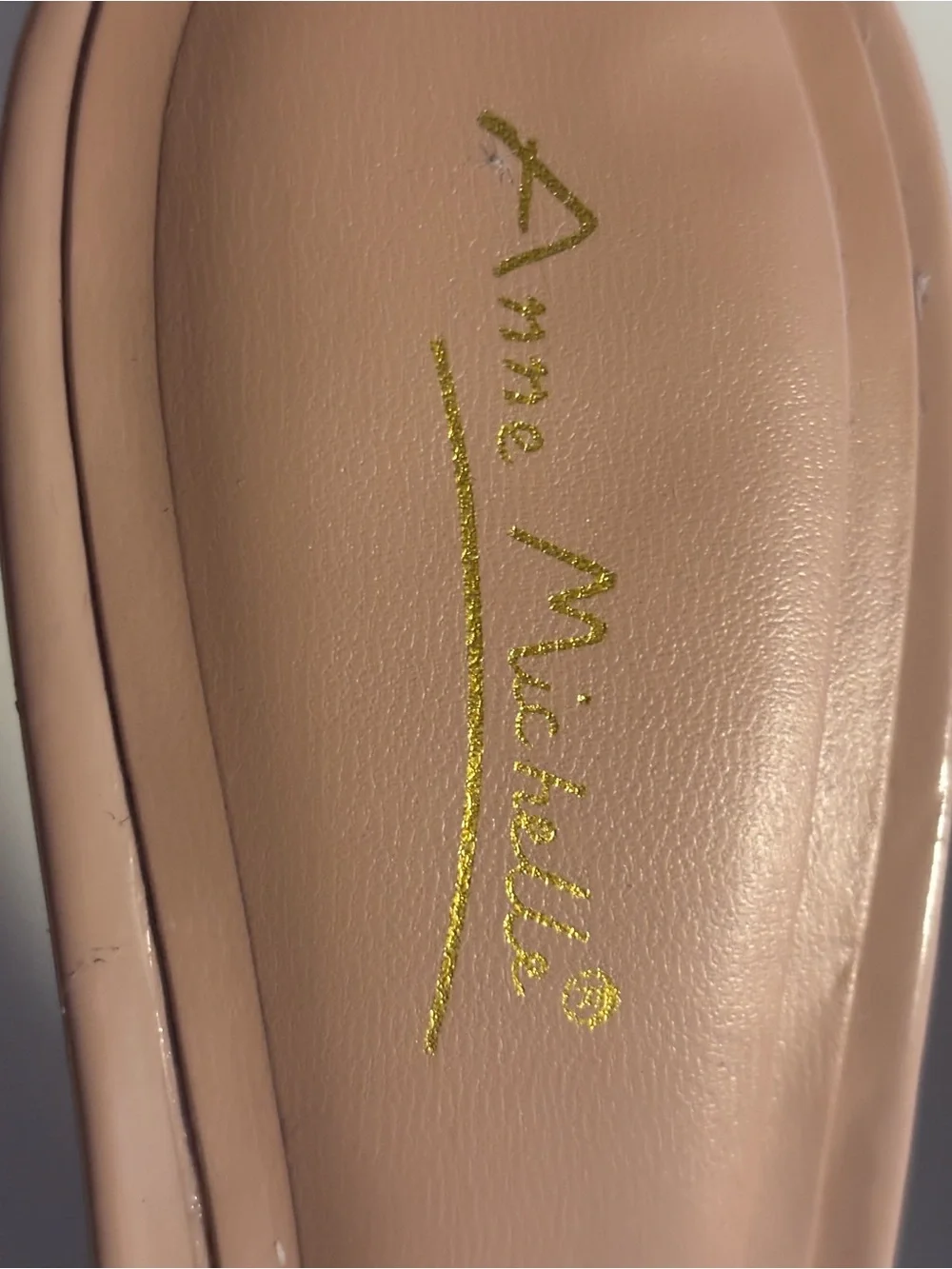 Anne Michelle Clear PVC Mule Heels Nude Blush Size 10 | 2.5” Heel | Y2K Minimali